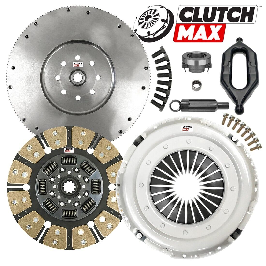 CLUTCHMAX STAGE 4 CLUTCH KIT & FLYWHEEL WITH FORK BUNDLE SET [CM05101HDCFW-CF135-ST4]