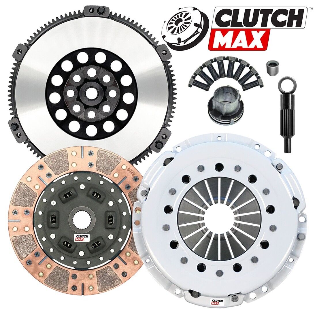 CLUTCHMAX  STAGE 3 CLUTCH KIT & PERFORMANCE CHROMOLY FLYWHEEL BUNDLE SET [CM03162DFLSF-ST3]