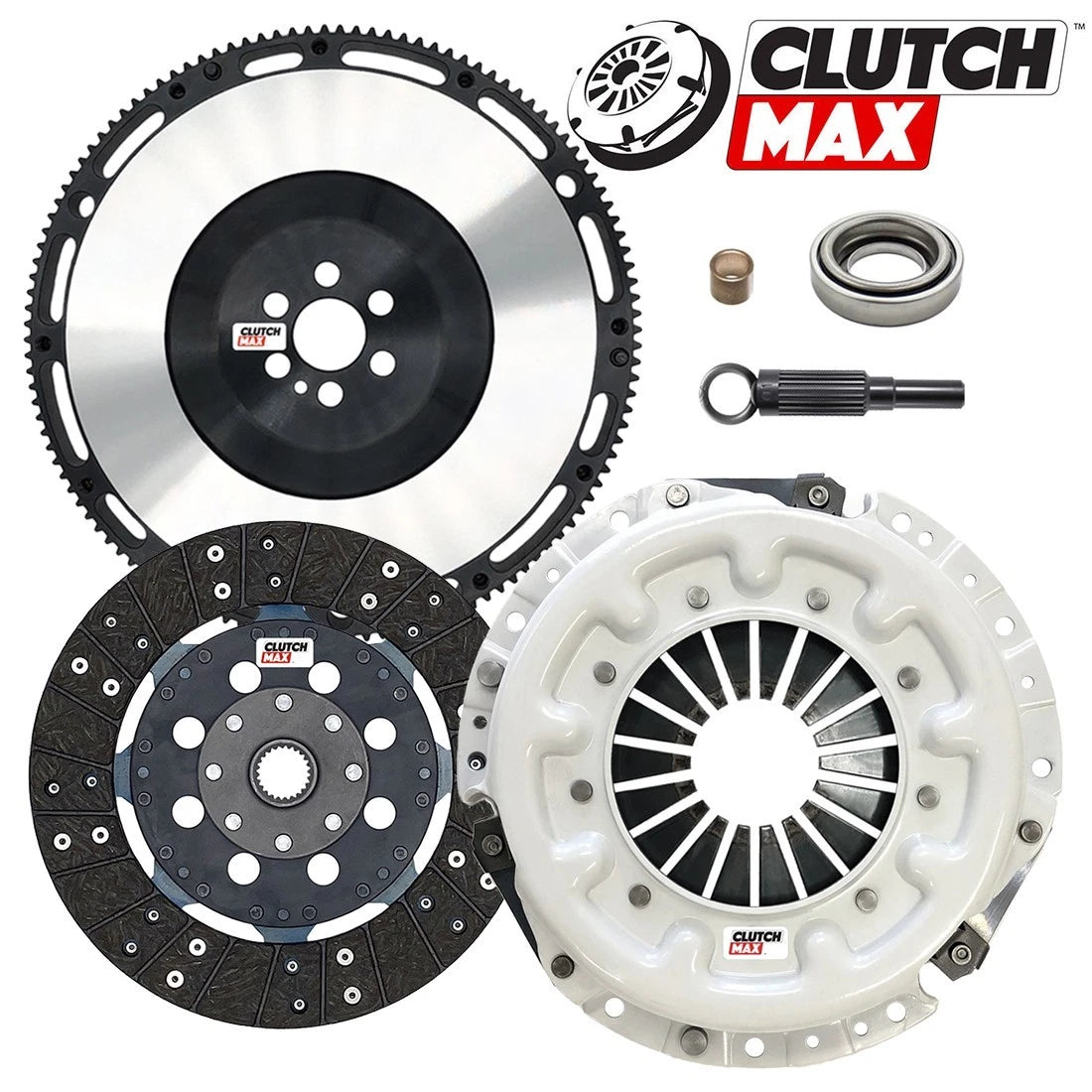 CLUTCHMAX  STAGE 2 CLUTCH KIT & PERFORMANCE CHROMOLY FLYWHEEL BUNDLE SET [CM06061HDRLSF-ST2R]