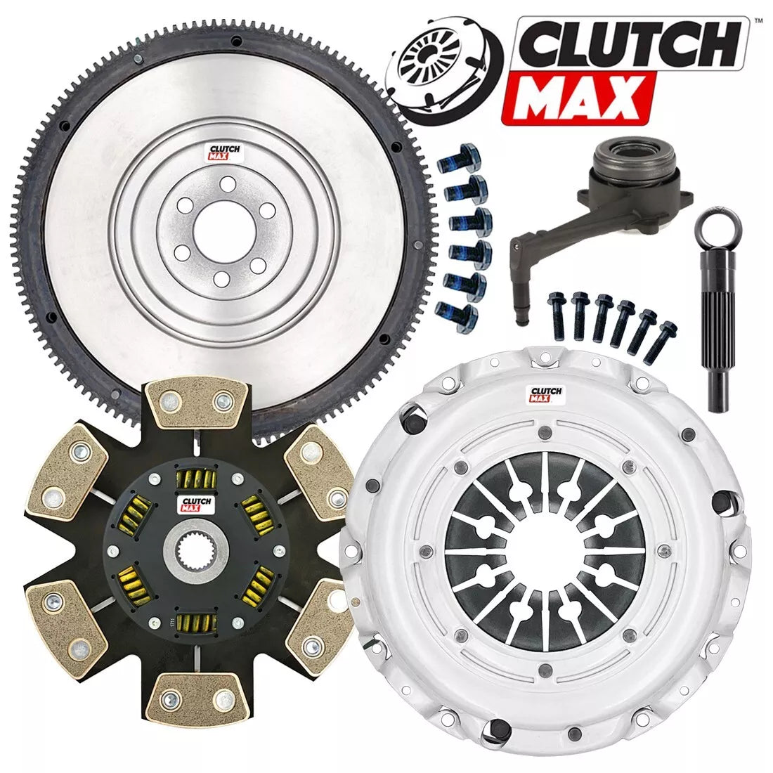 CLUTCHMAX  STAGE 3 CLUTCH KIT & FLYWHEEL WITH SLAVE CYLINDER BUNDLE SET [CM17267HDCWSFW-ST3]