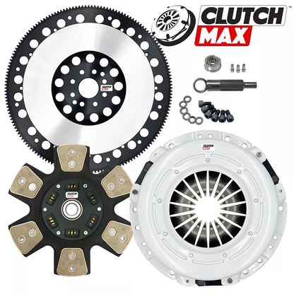 CLUTCHMAX STAGE 4 CLUTCH KIT & PERFORMANCE CHROMOLY FLYWHEEL BUNDLE SET [CM07809HDC-LSF07809-ST4]