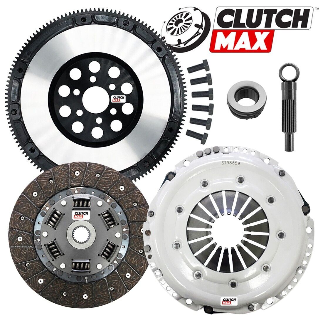 CLUTCHMAX STAGE 2 CLUTCH KIT & PERFORMANCE CHROMOLY FLYWHEEL BUNDLE SET [CM02027HDLSF-ST2]