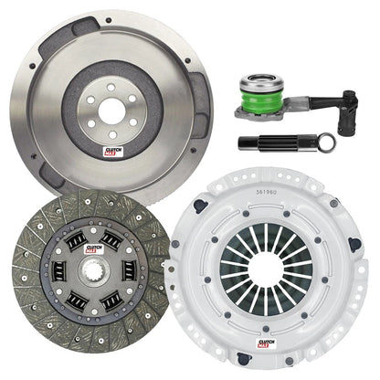 CLUTCHMAX  STAGE 1 CLUTCH KIT & FLYWHEEL WITH SLAVE CYLINDER BUNDLE SET [CM04218HDWS-FW167610-ST1]