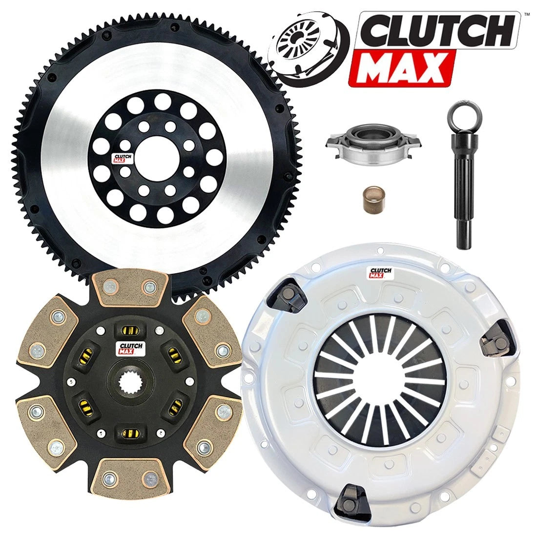 CLUTCHMAX STAGE 3 CLUTCH KIT & PERFORMANCE CHROMOLY FLYWHEEL BUNDLE SET [CM06057HDCLSF-ST3]