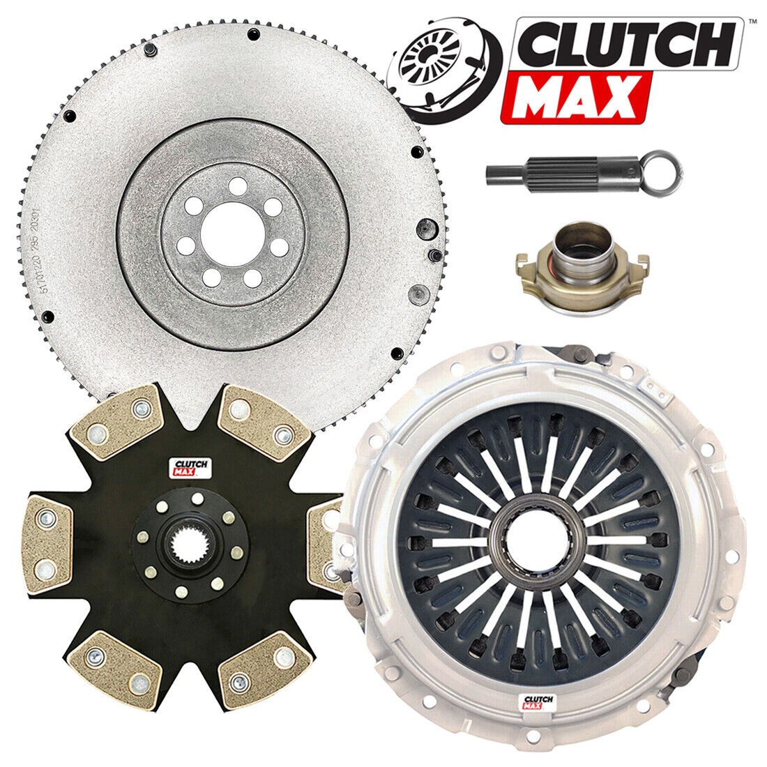 CLUTCHMAX  STAGE 4 CLUTCH KIT & FLYWHEEL BUNDLE SET [CM05110HDDFW-ST4]