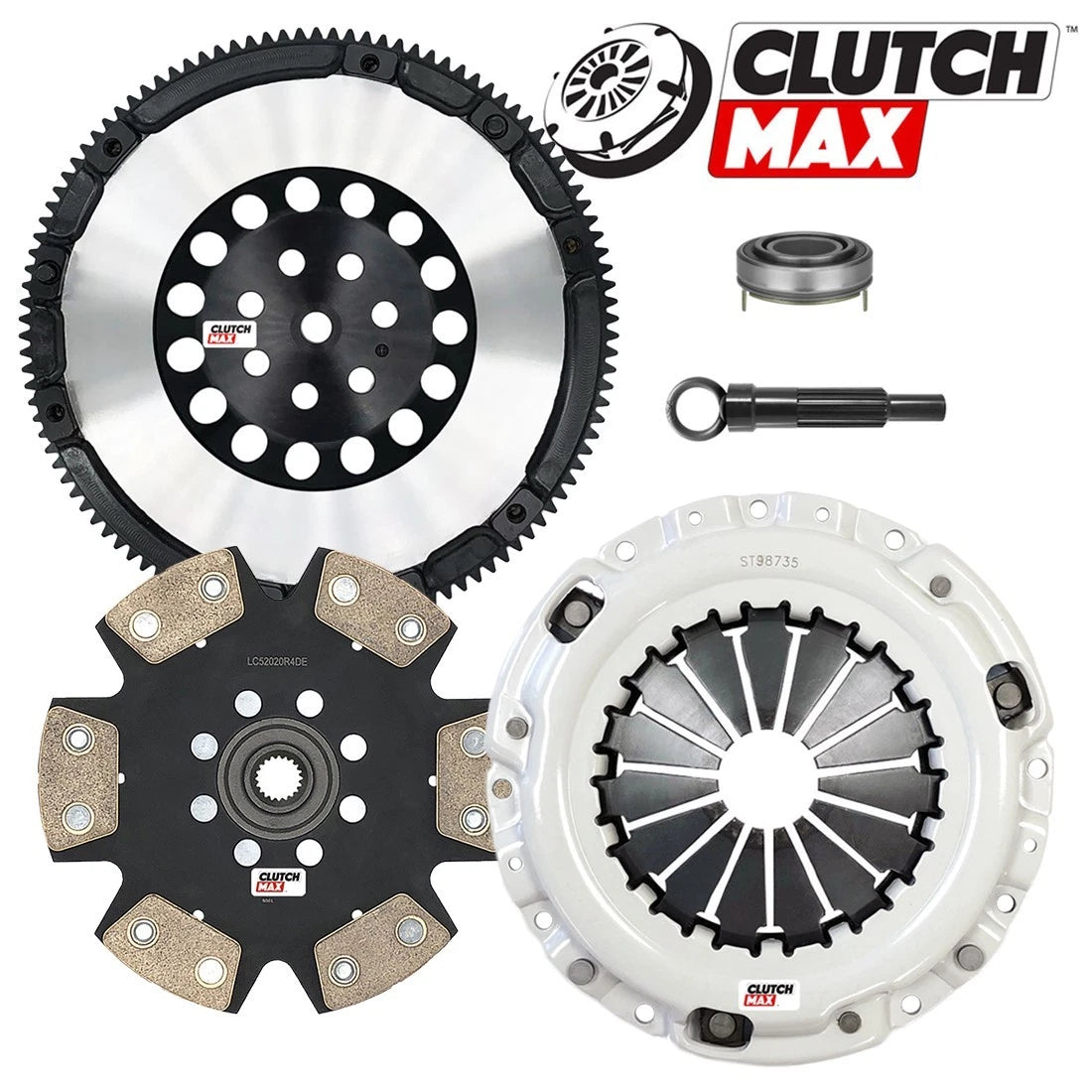 CLUTCHMAX  STAGE 4 CLUTCH KIT & PERFORMANCE CHROMOLY FLYWHEEL BUNDLE SET [CM05048HDDLSF7-ST4]