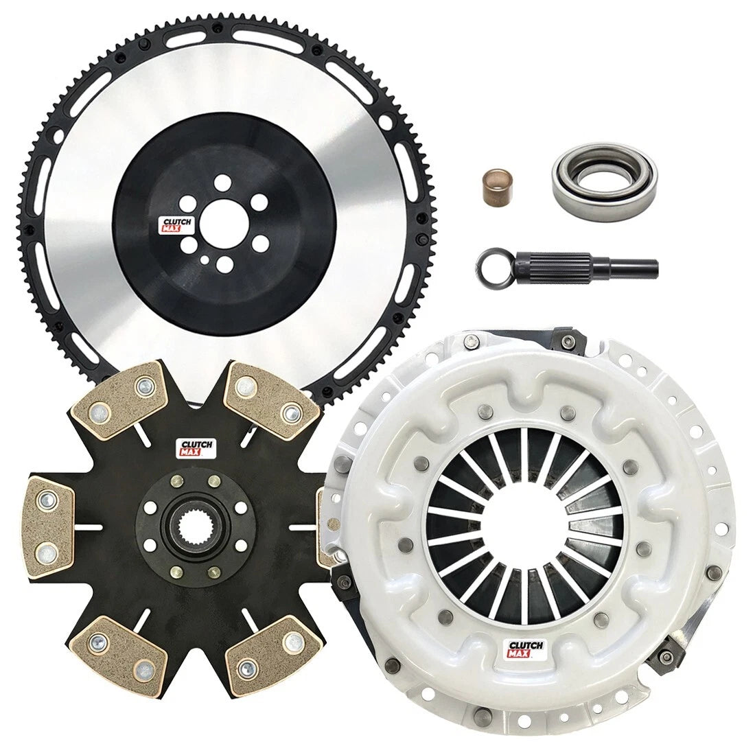 CLUTCHMAX STAGE 4 CLUTCH KIT & PERFORMANCE CHROMOLY FLYWHEEL BUNDLE SET [CM06061HDDLSF-ST4]