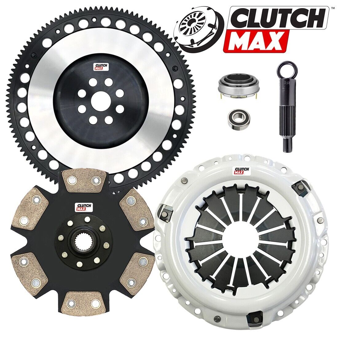 CLUTCHMAX  STAGE 4 CLUTCH KIT & PERFORMANCE CHROMOLY FLYWHEEL BUNDLE SET [CM08028HDDLSF-ST4]