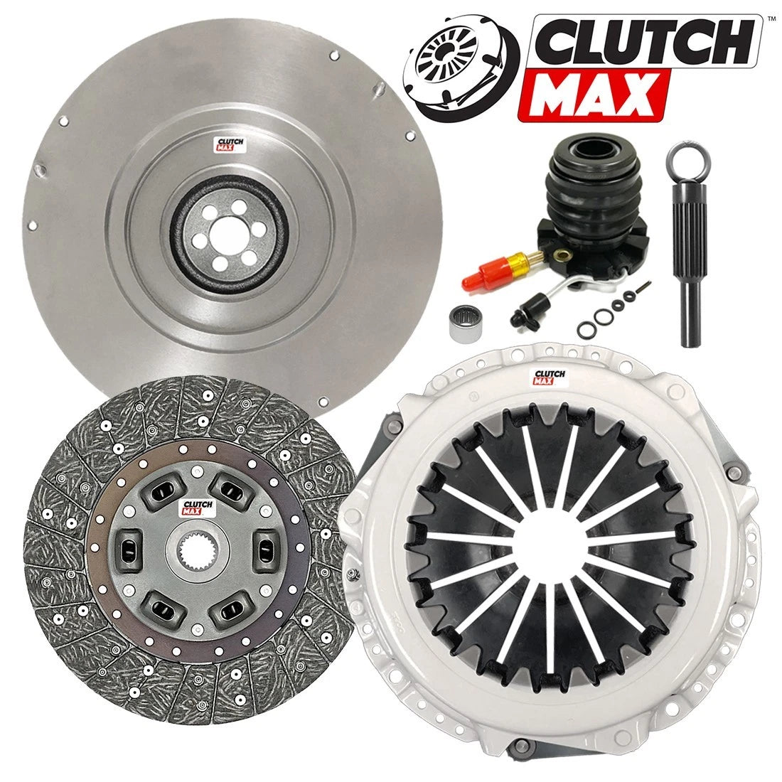 CLUTCHMAX STAGE 1 CLUTCH KIT & FLYWHEEL WITH SLAVE CYLINDER BUNDLE SET [CM07096HDWS-FW167724-ST1]