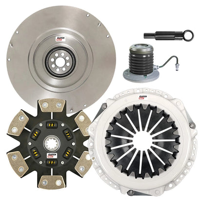 CLUTCHMAX STAGE 4 CLUTCH KIT & FLYWHEEL WITH SLAVE CYLINDER BUNDLE SET [CM07193HDCWS-FW167749-ST4]