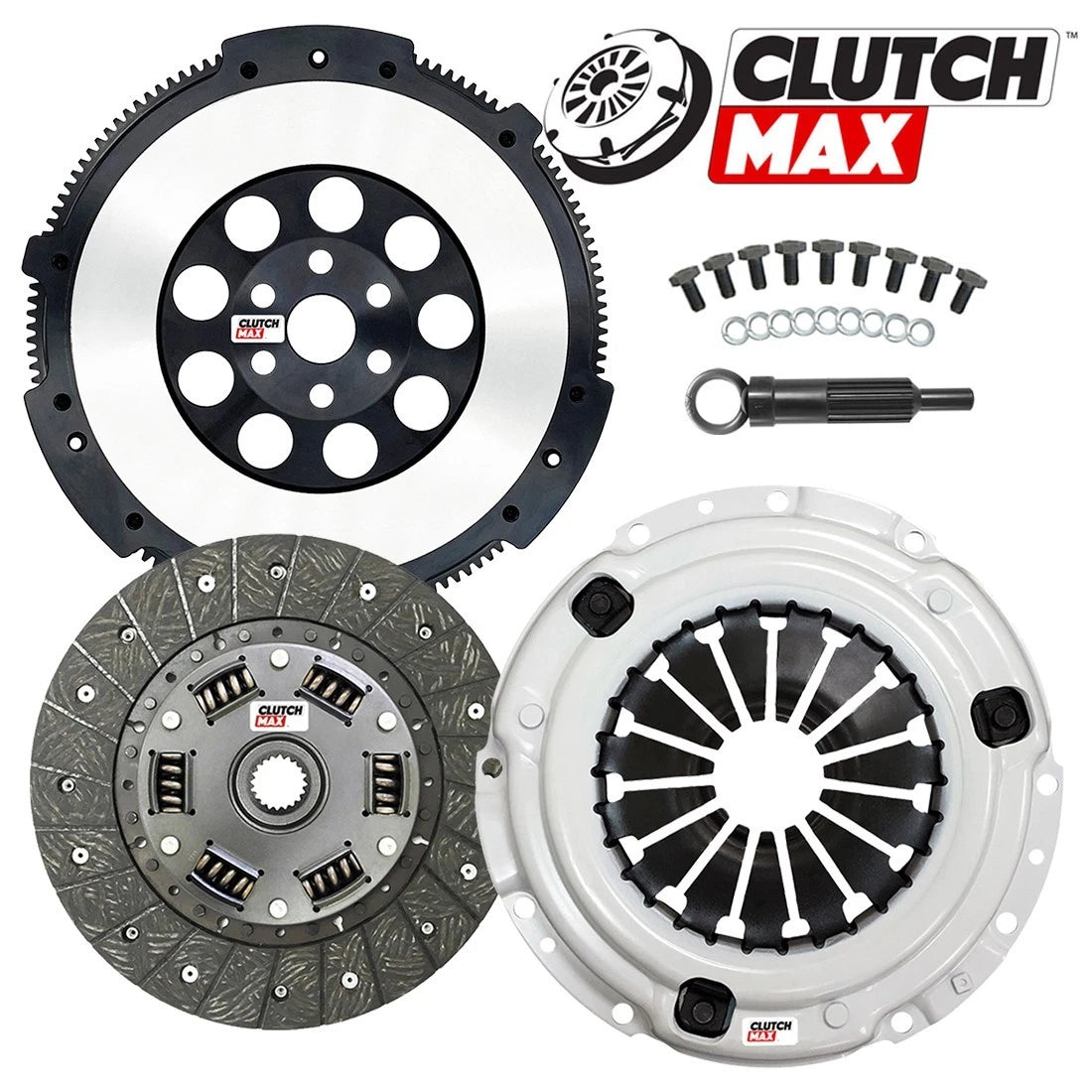 CLUTCHMAX  STAGE 1 CLUTCH KIT & PERFORMANCE CHROMOLY FLYWHEEL BUNDLE SET [CM06055HDLSF-ST1]