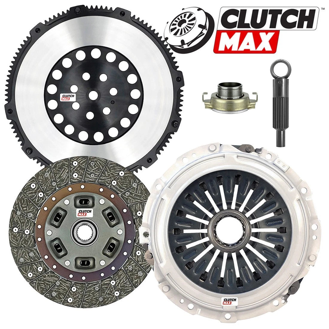 CLUTCHMAX  STAGE 2 CLUTCH KIT & PERFORMANCE CHROMOLY FLYWHEEL BUNDLE SET [CM05106HDLSF-ST2]