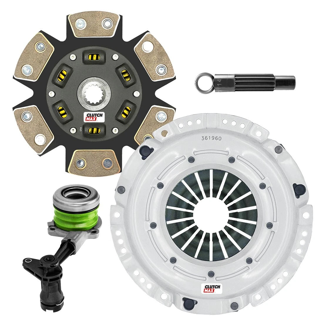 CLUTCHMAX  STAGE 3 CLUTCH KIT WITH SLAVE CYLINDER BUNDLE SET [CM04218HDCWS-ST3]