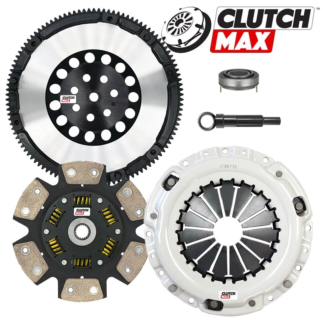 CLUTCHMAX  STAGE 3 CLUTCH KIT & PERFORMANCE CHROMOLY FLYWHEEL BUNDLE SET [CM05048HDCLSF7-ST3]