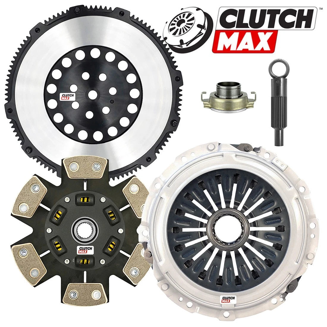 CLUTCHMAX  STAGE 4 CLUTCH KIT & PERFORMANCE CHROMOLY FLYWHEEL BUNDLE SET [CM05106HDCLSF-ST4]