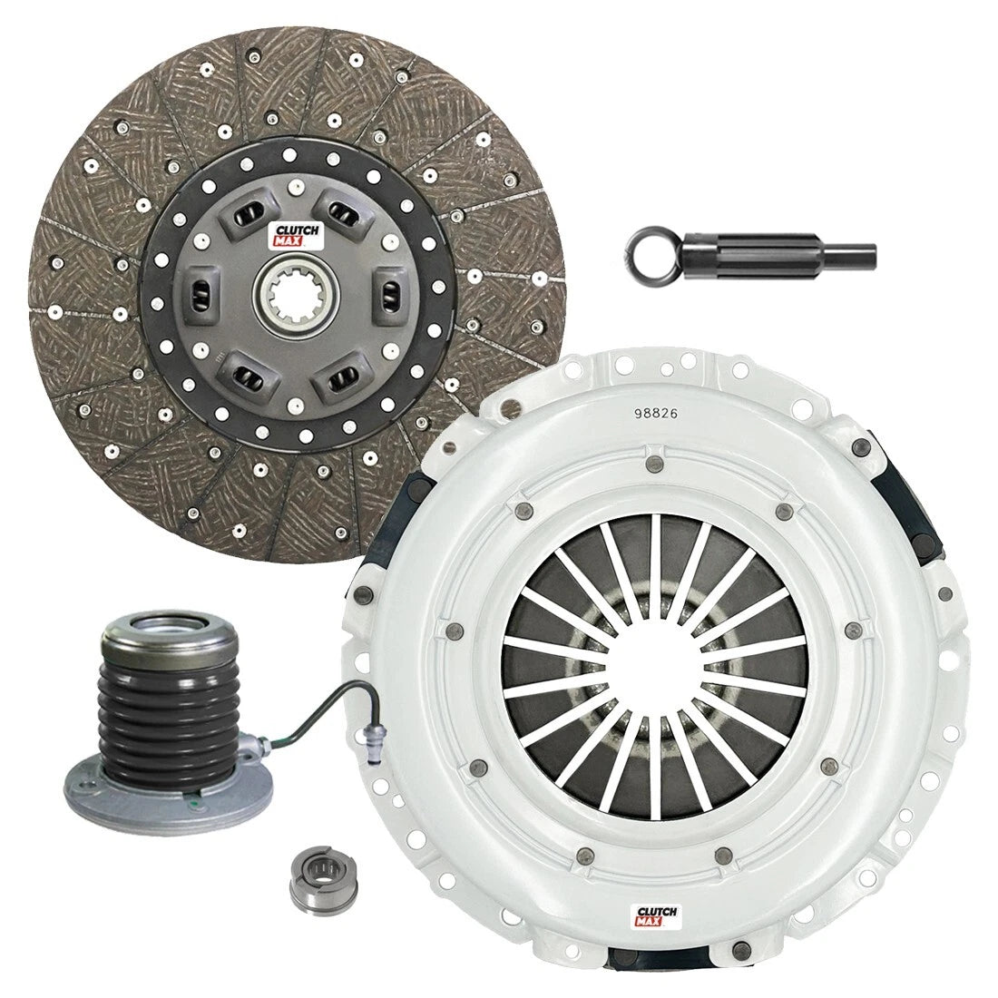 CLUTCHMAX STAGE 1 CLUTCH KIT WITH SLAVE CYLINDER BUNDLE SET [CM07187HDWS-ST1]