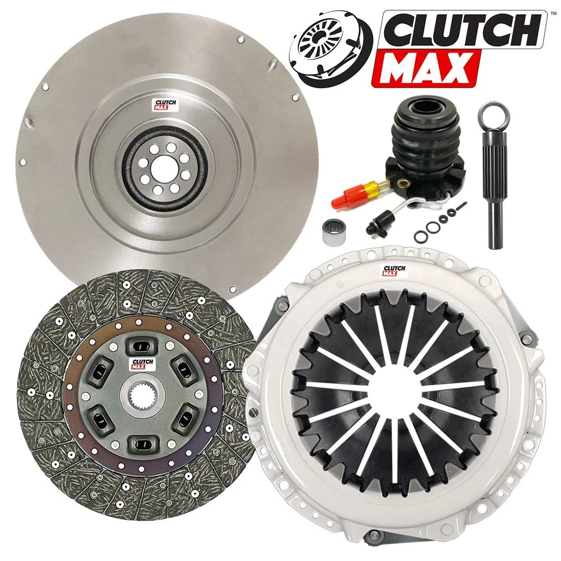 CLUTCHMAX STAGE 2 CLUTCH KIT & FLYWHEEL WITH SLAVE CYLINDER BUNDLE SET [CM07096HDWS-FW167749-ST2]