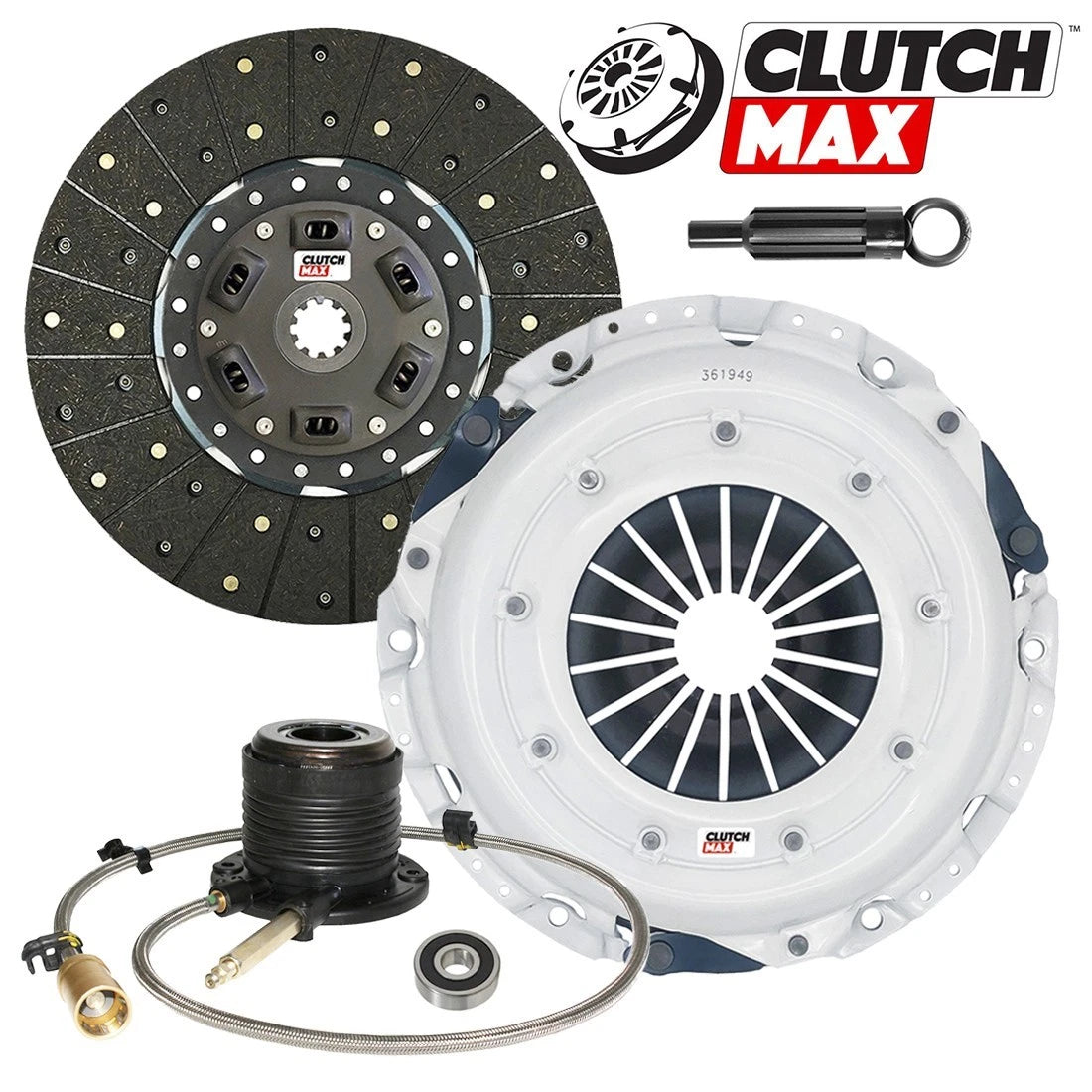 CLUTCHMAX  STAGE 2 CLUTCH KIT WITH SLAVE CYLINDER BUNDLE SET [CM04182HDWS-ST2]
