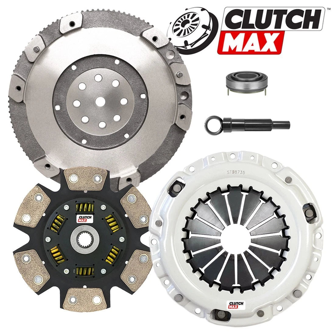 CLUTCHMAX  STAGE 3 CLUTCH KIT & FLYWHEEL BUNDLE SET [CM05048HDC-FW167514-ST3]