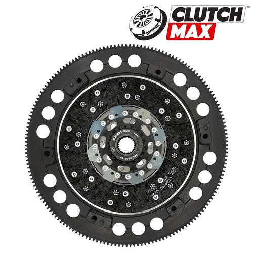 CLUTCHMAX 800HP TWIN PLATE CLUTCH KIT & PERFORMANCE CHROMOLY FLYWHEEL BUNDLE SET [CM04183MP-CK]