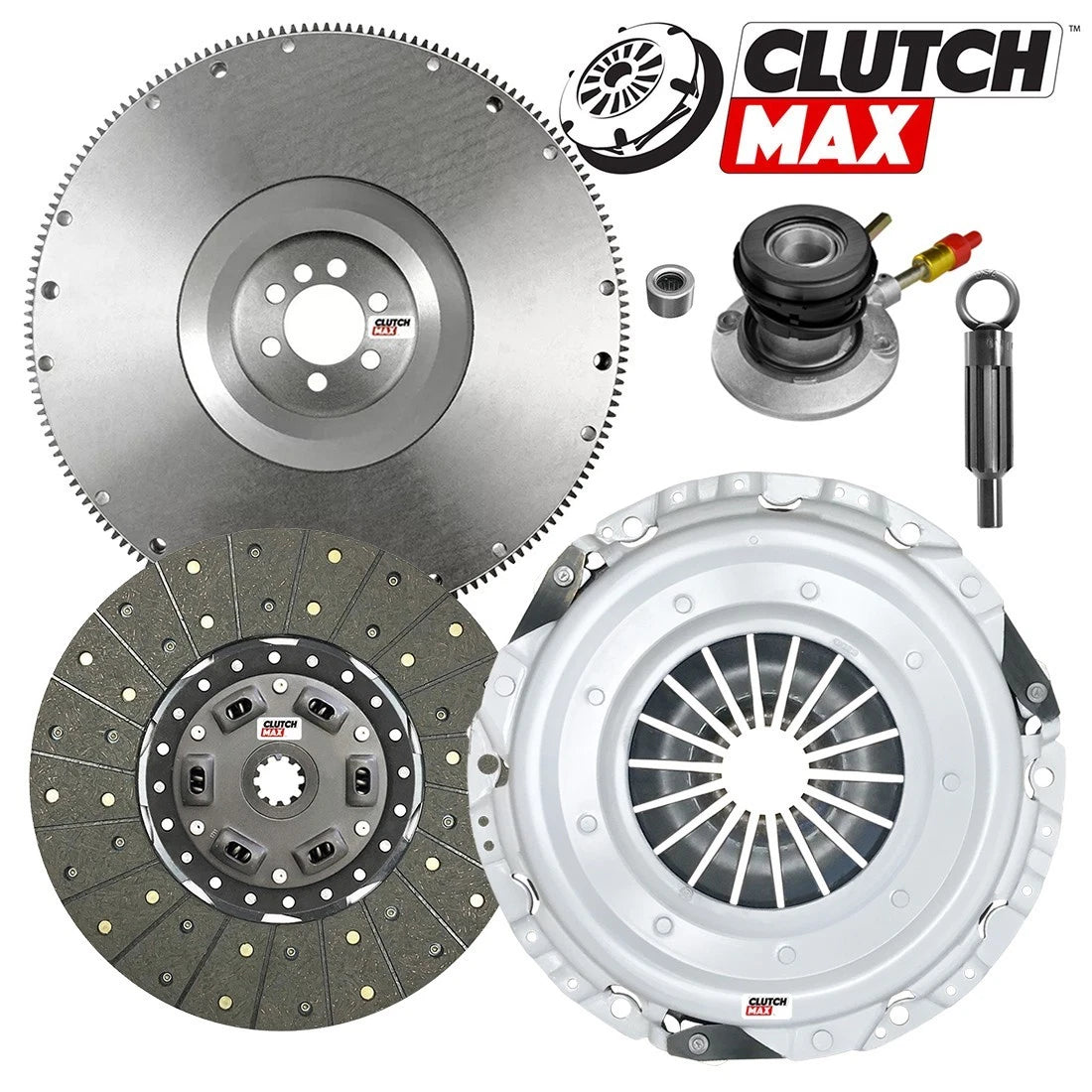 CLUTCHMAX STAGE 1 CLUTCH KIT & FLYWHEEL WITH SLAVE CYLINDER BUNDLE SET [CM04170HDWS-FW167525-ST1]