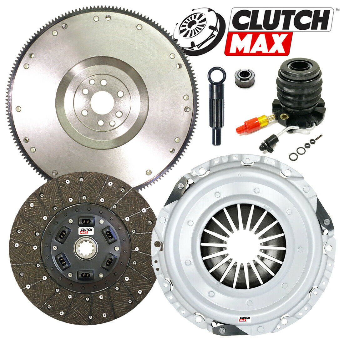 CLUTCHMAX STAGE 2 CLUTCH KIT & FLYWHEEL WITH SLAVE CYLINDER BUNDLE SET [CM07143HDWS-FW167731-ST2]