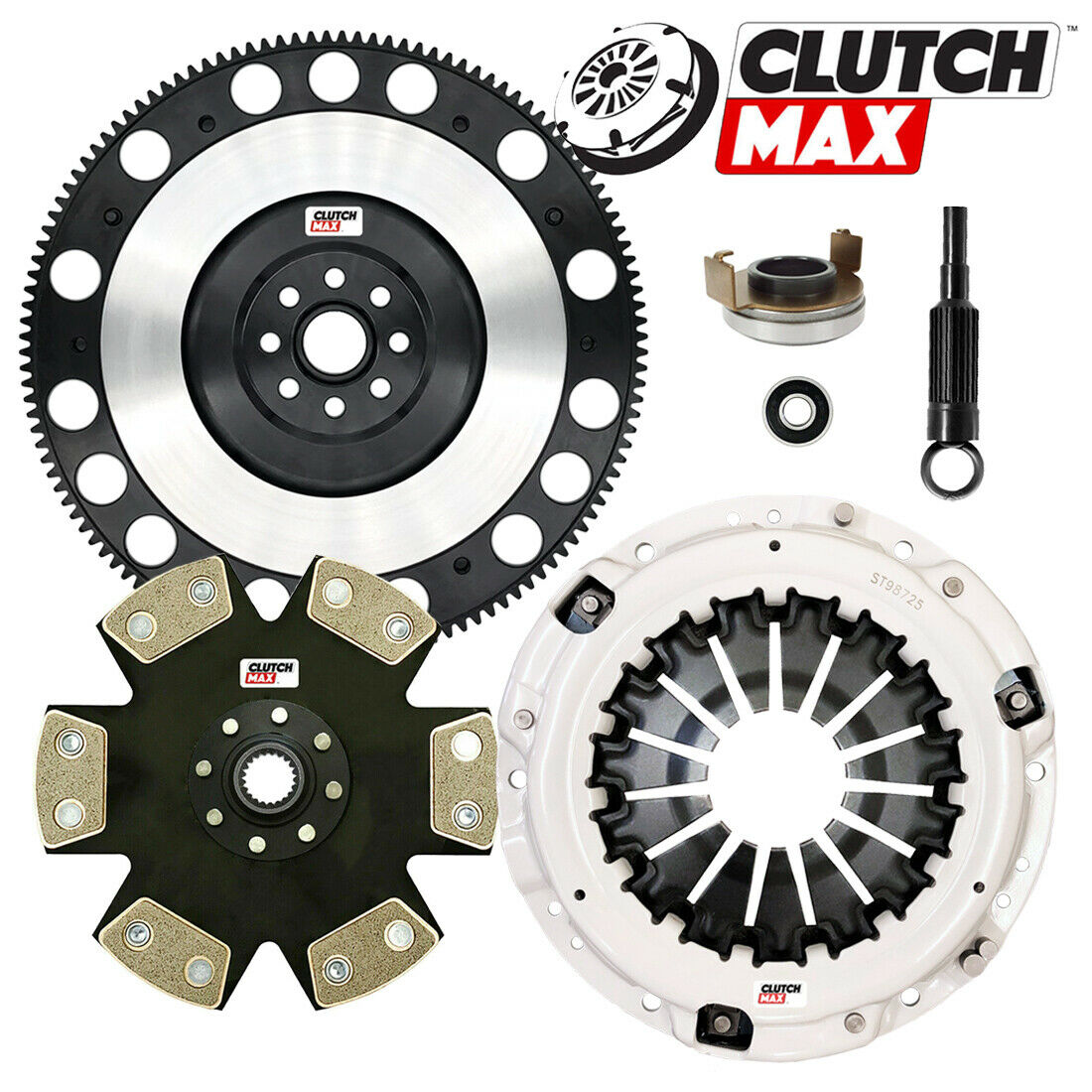 CLUTCHMAX  STAGE 4 CLUTCH KIT & PERFORMANCE CHROMOLY FLYWHEEL BUNDLE SET [CM15026HDDLSF-ST4]