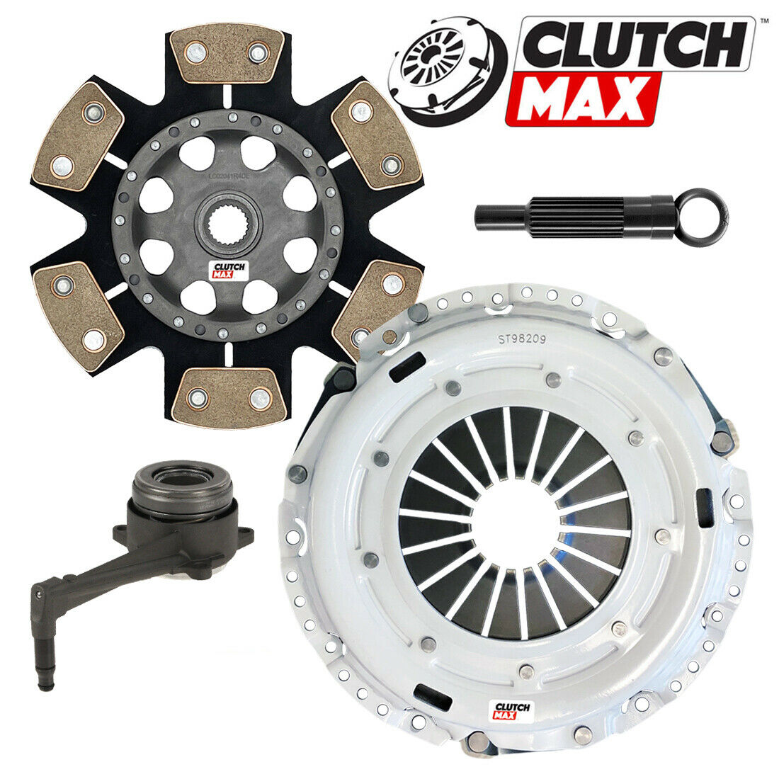 CLUTCHMAX STAGE 4 CLUTCH KIT WITH SLAVE CYLINDER BUNDLE SET [CM02017HDDWS-ST4]