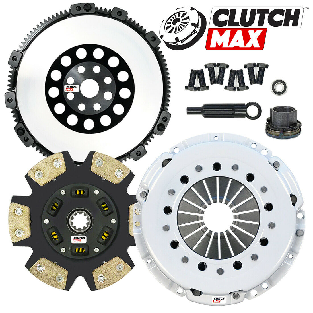 CLUTCHMAX STAGE 4 CLUTCH KIT & PERFORMANCE CHROMOLY FLYWHEEL BUNDLE SET [CM03007HDCLSF-ST4]