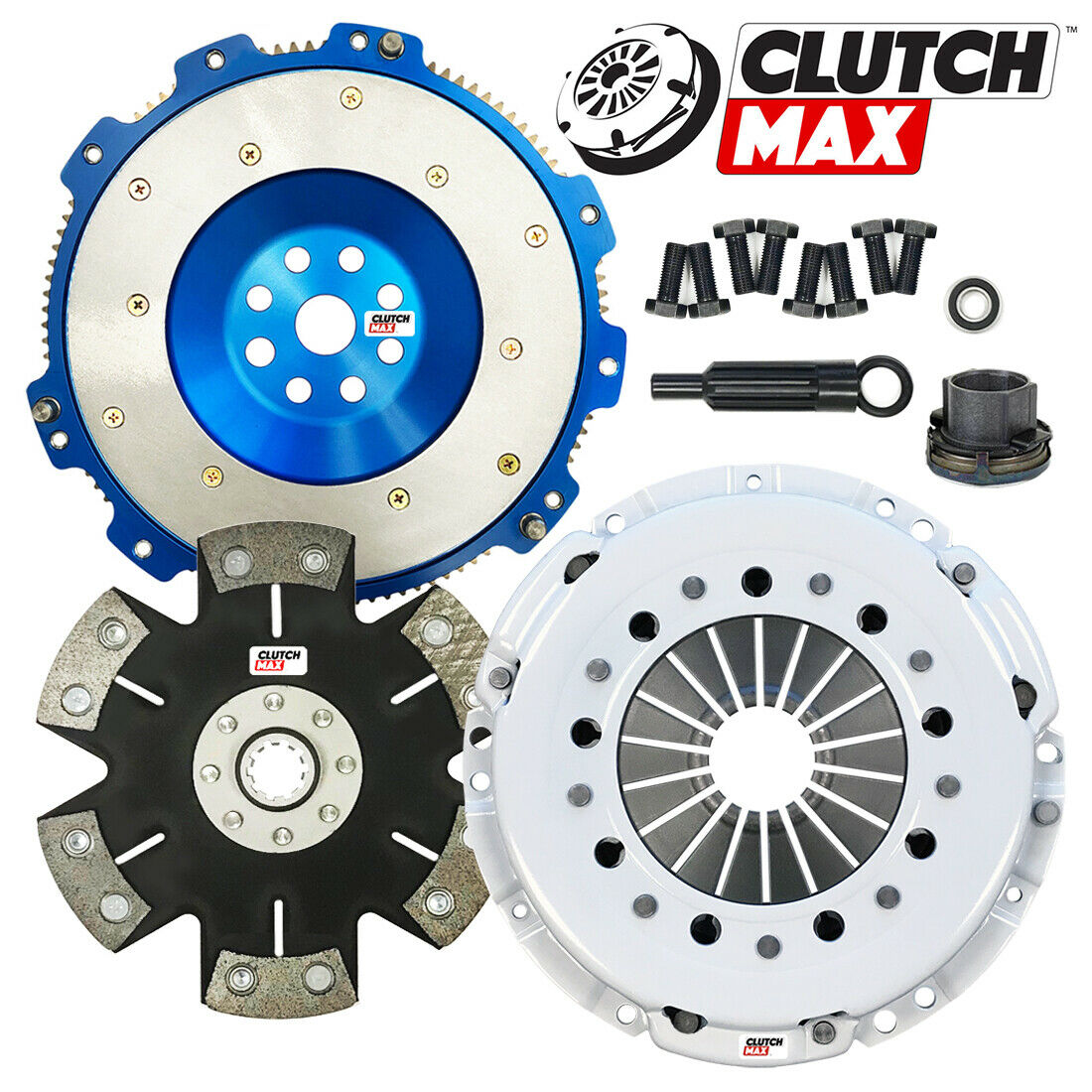 CLUTCHMAX STAGE 6 CLUTCH KIT & ALUMINUM FLYWHEEL BUNDLE SET [CM03049R5LAF-ST6]