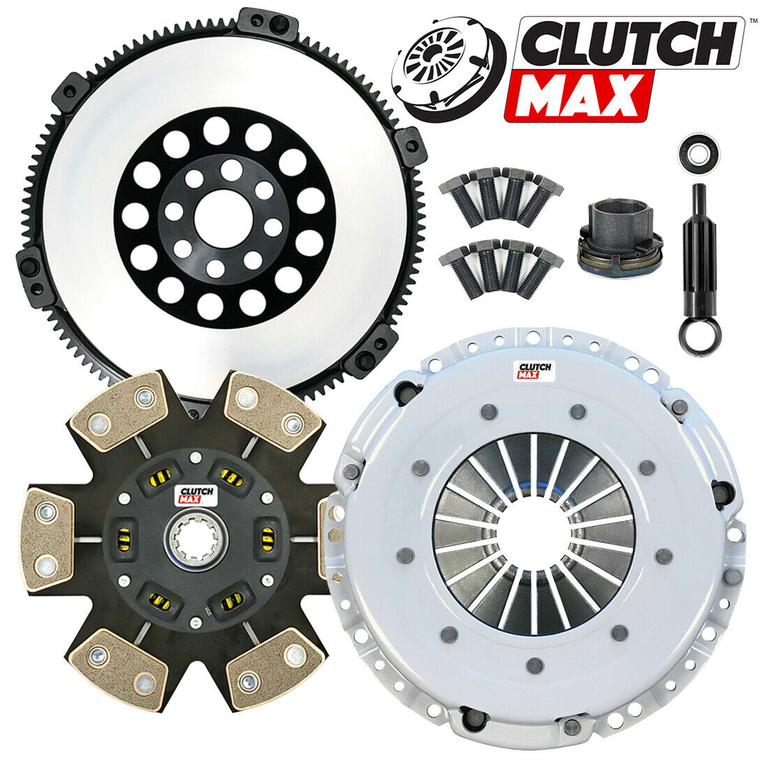 CLUTCHMAX STAGE 4 CLUTCH KIT & PERFORMANCE CHROMOLY FLYWHEEL BUNDLE SET [CM03111HDCLSF-ST4]