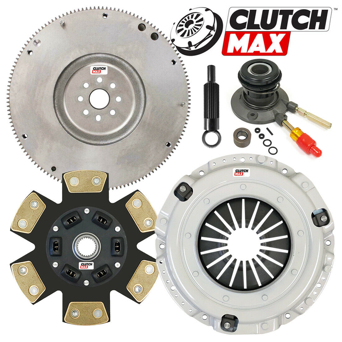 CLUTCHMAX STAGE 3 CLUTCH KIT & FLYWHEEL BUNDLE SET [CM04082HDCWS-FW167533-ST3]