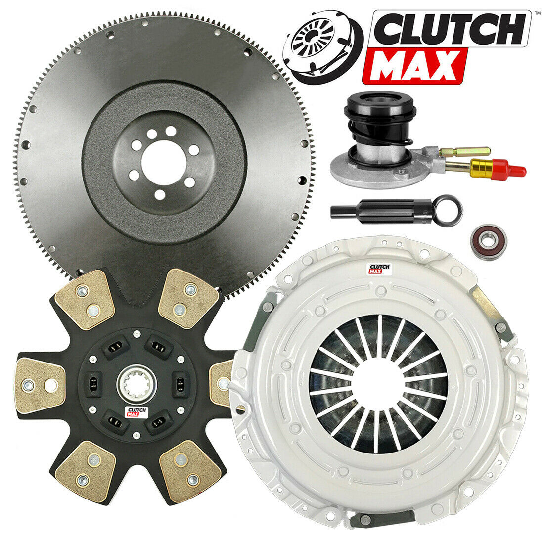 CLUTCHMAX STAGE 3 CLUTCH KIT & FLYWHEEL BUNDLE SET [CM04090HDCWS-FW167575-ST3]