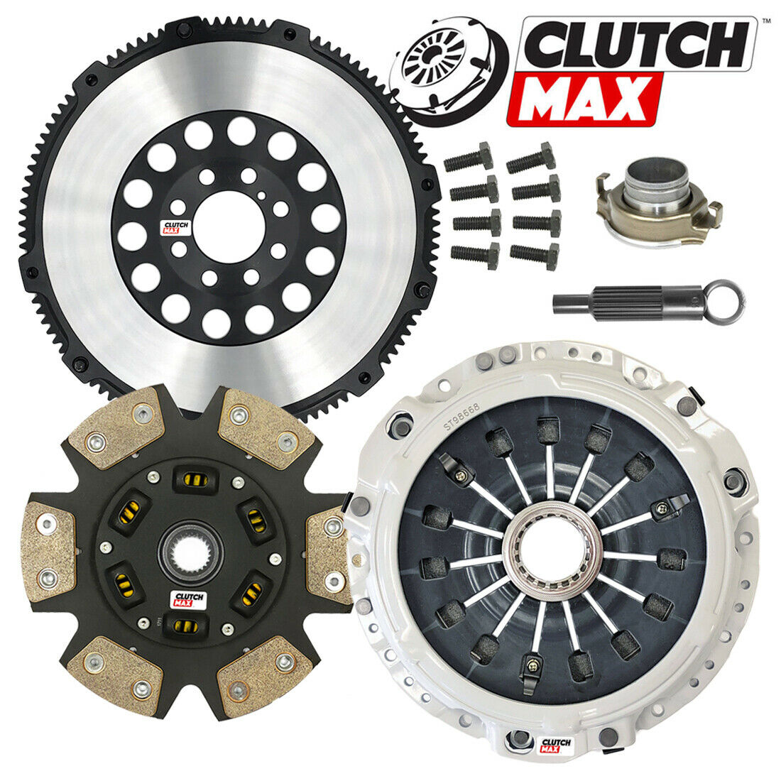 CLUTCHMAX  STAGE 3 CLUTCH KIT & PERFORMANCE CHROMOLY FLYWHEEL BUNDLE SET [CM05105HDCLSF-ST3]