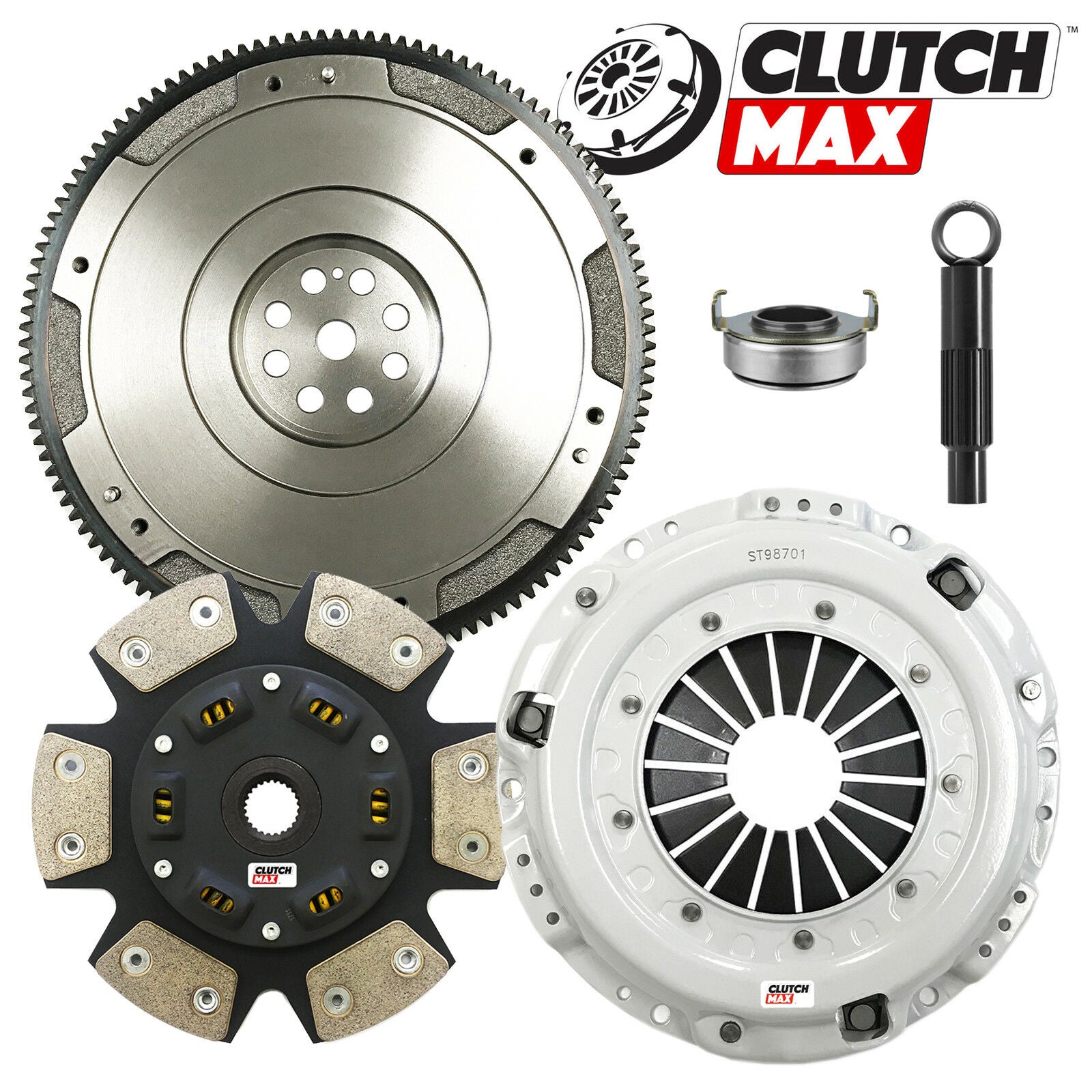 CLUTCHMAX STAGE 3 CLUTCH KIT & HD FLYWHEEL BUNDLE SET [CM08014HDCFW-ST3]