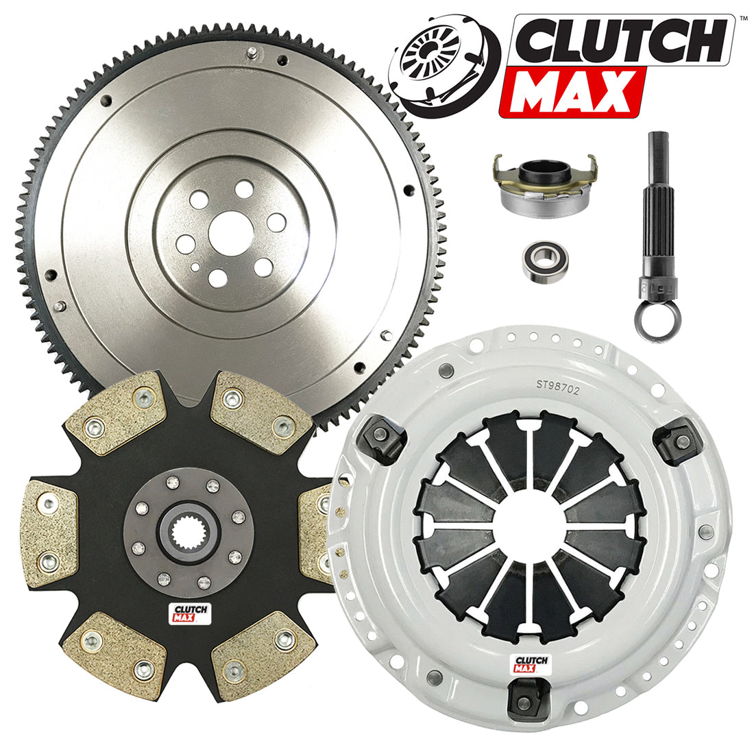 CLUTCHMAX  STAGE 4 CLUTCH KIT & FLYWHEEL BUNDLE SET [CM08022HDDFW-ST4]