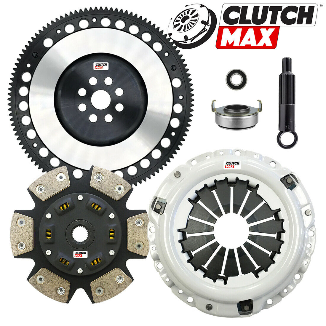 CLUTCHMAX STAGE 4 CLUTCH KIT & PERFORMANCE CHROMOLY FLYWHEEL BUNDLE SET [CM08026HDCLSF-ST4]