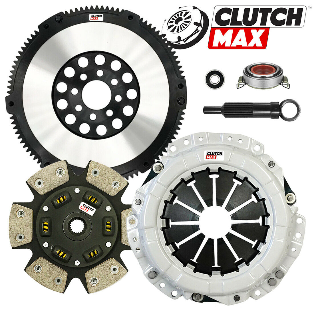 CLUTCHMAX STAGE 3 CLUTCH KIT & PERFORMANCE CHROMOLY FLYWHEEL BU...