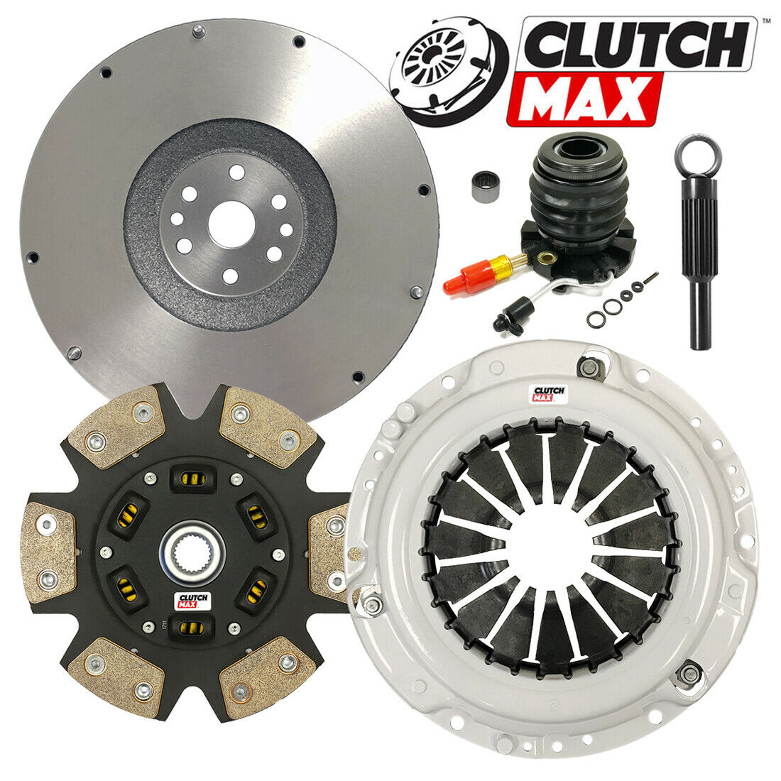 CLUTCHMAX  STAGE 3 CLUTCH KIT & FLYWHEEL WITH SLAVE CYLINDER BUNDLE SET [CM07141HDCWS+FW167741-ST3]