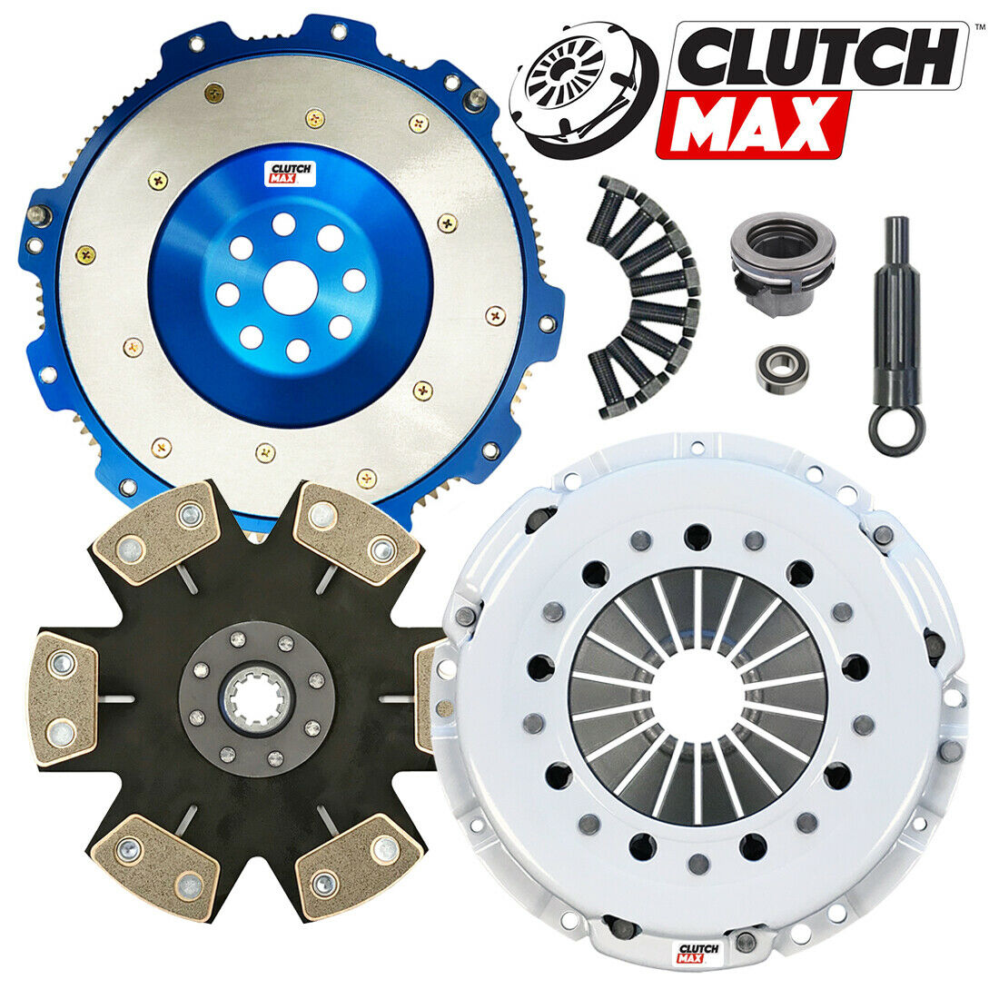 CLUTCHMAX STAGE 5 CLUTCH KIT & ALUMINUM FLYWHEEL BUNDLE SET [CM03049HDDLAF-ST5]