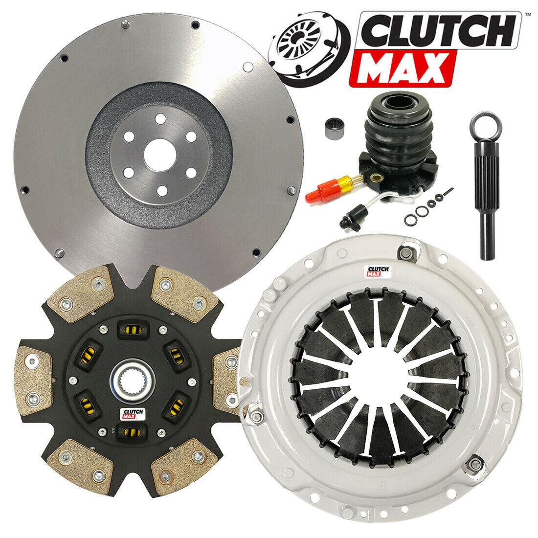 CLUTCHMAX  STAGE 3 CLUTCH KIT & FLYWHEEL WITH SLAVE CYLINDER BUNDLE SET [CM07141HDCWS+FW167705-ST3]