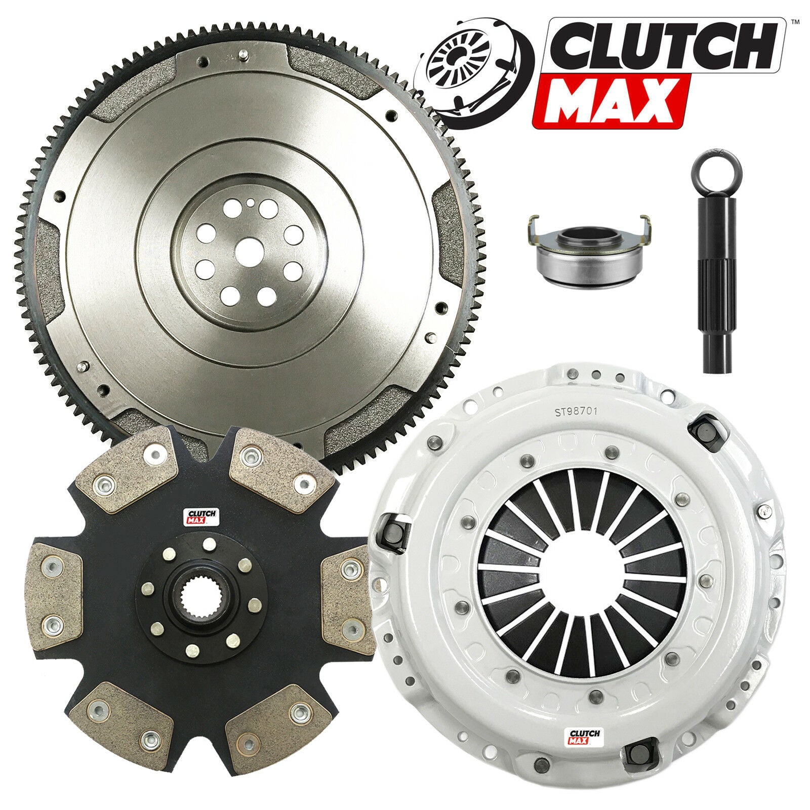 CLUTCHMAX  STAGE 4 CLUTCH KIT & FLYWHEEL BUNDLE SET [CM08014HDDFW-ST4]