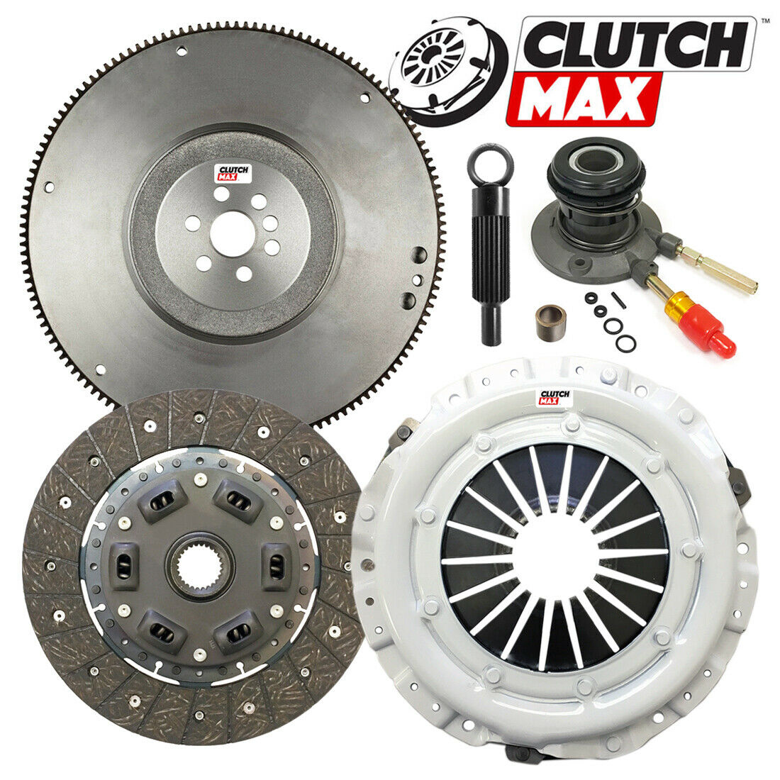 CLUTCHMAX  STAGE 1 CLUTCH KIT & FLYWHEEL WITH SLAVE CYLINDER BUNDLE SET [CM04155HDWS-FW167500-ST1]