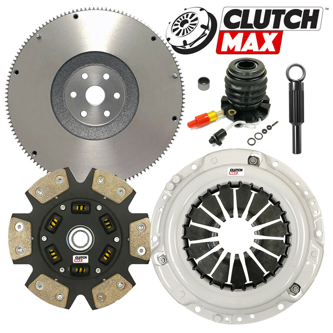 CLUTCHMAX STAGE 3 CLUTCH KIT & FLYWHEEL WITH SLAVE CYLINDER BUN...