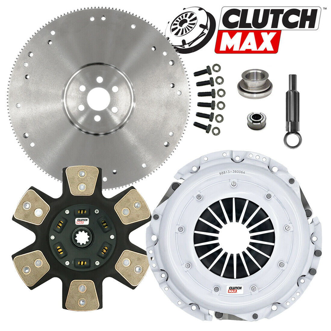 CLUTCHMAX  STAGE 4 CLUTCH KIT & FLYWHEEL BUNDLE SET [CM07132HDC-FW167935-ST4]